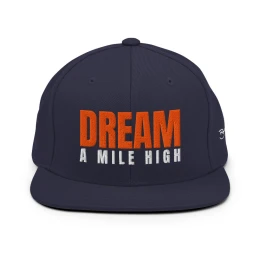 BM - DREAM A MILE HIGH CAP - Navy/Orange