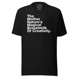 BOON TV - MOTHER NATURE TEE - Black/White