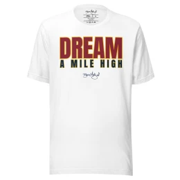 BM - DREAM A MILE HIGH TEE — White/Maroon/Navy