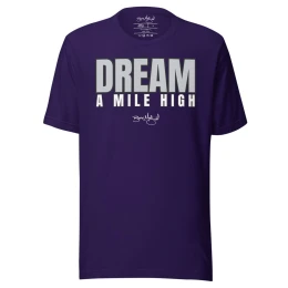 BM - DREAM A MILE HIGH TEE — Purple/Gray/White