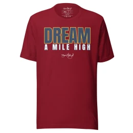 BM - DREAM A MILE HIGH TEE — Red/Navy/White