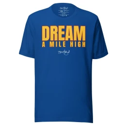 DREAM A MILE HIGH TEE — Blue/Yellow