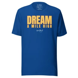 BM - DREAM A MILE HIGH TEE — Blue/Yellow