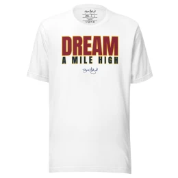 BM - DREAM A MILE HIGH TEE — White/Red/Navy