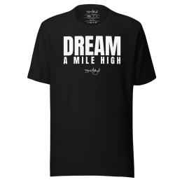 BM - DREAM A MILE HIGH TEE — Black/White