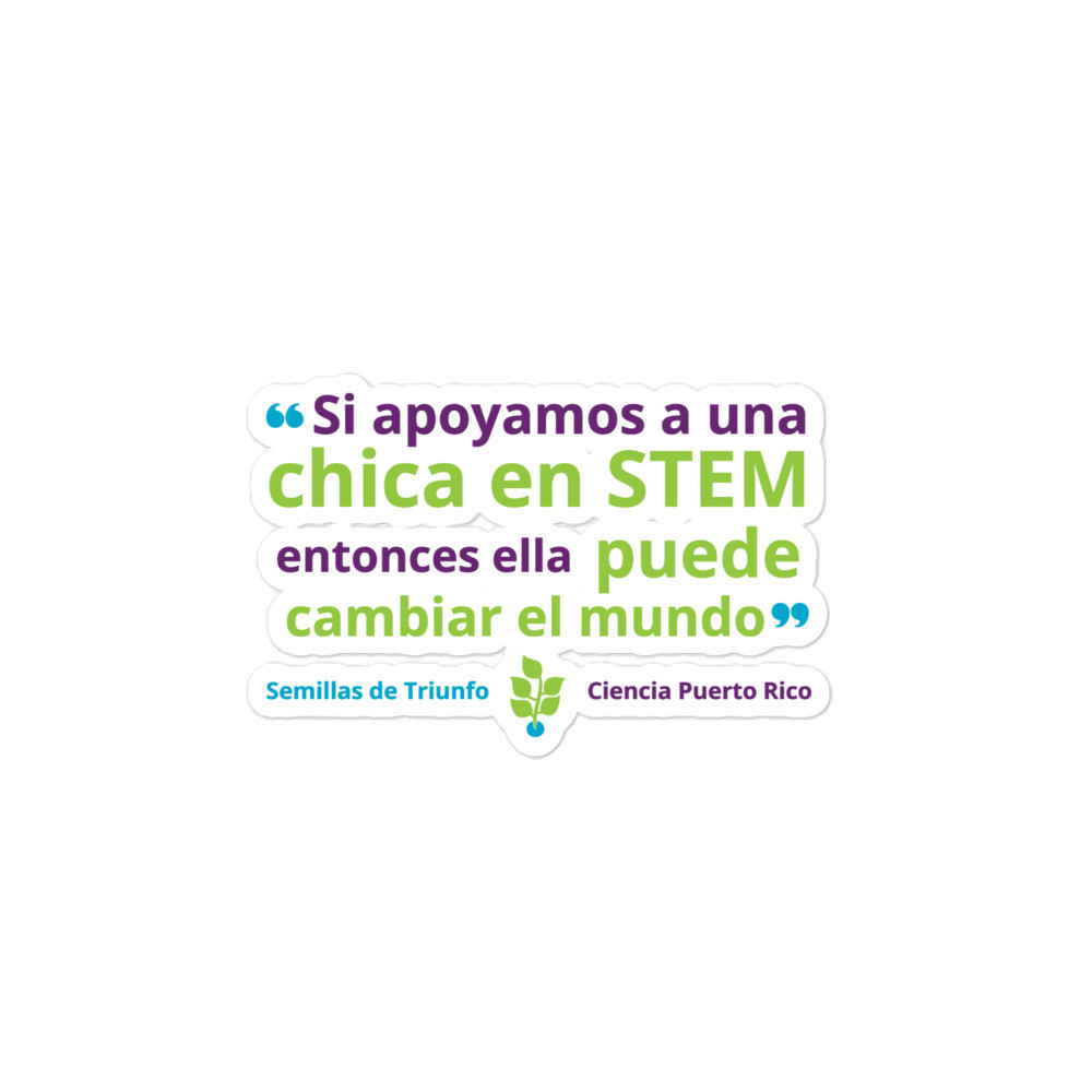 Semillas- Si-Entonces Bubble-free stickers