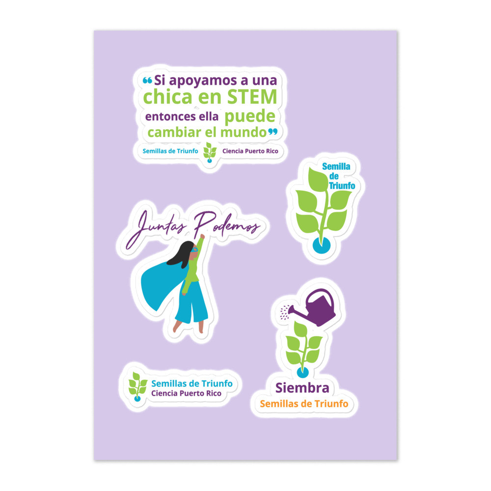 Semillas de Triunfo Sticker sheet