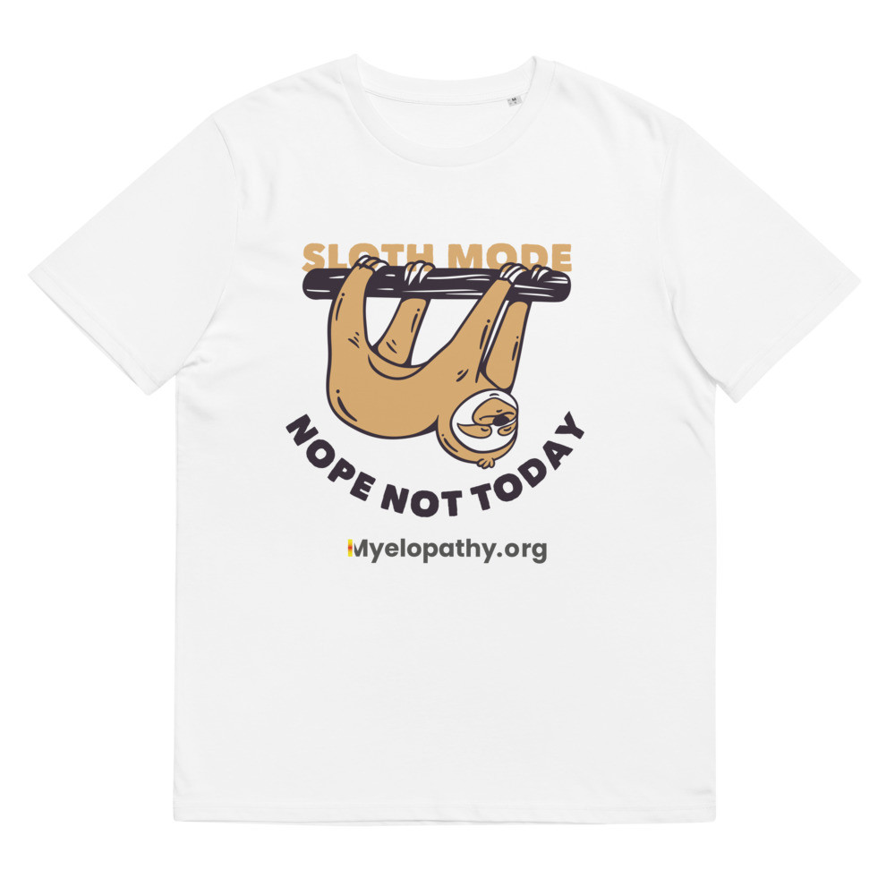 Sloth Mode Unisex organic cotton t-shirt