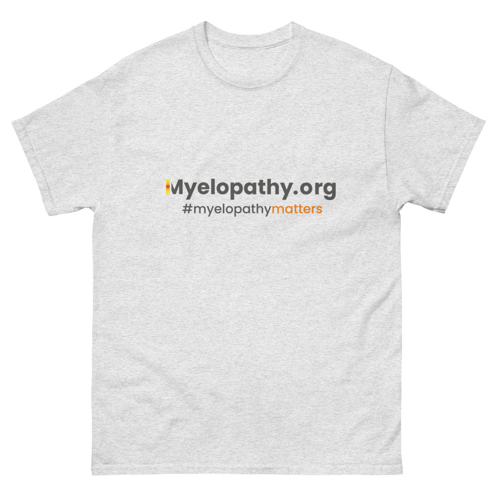 Myelopathy.org Dark Logo Design  classic tee