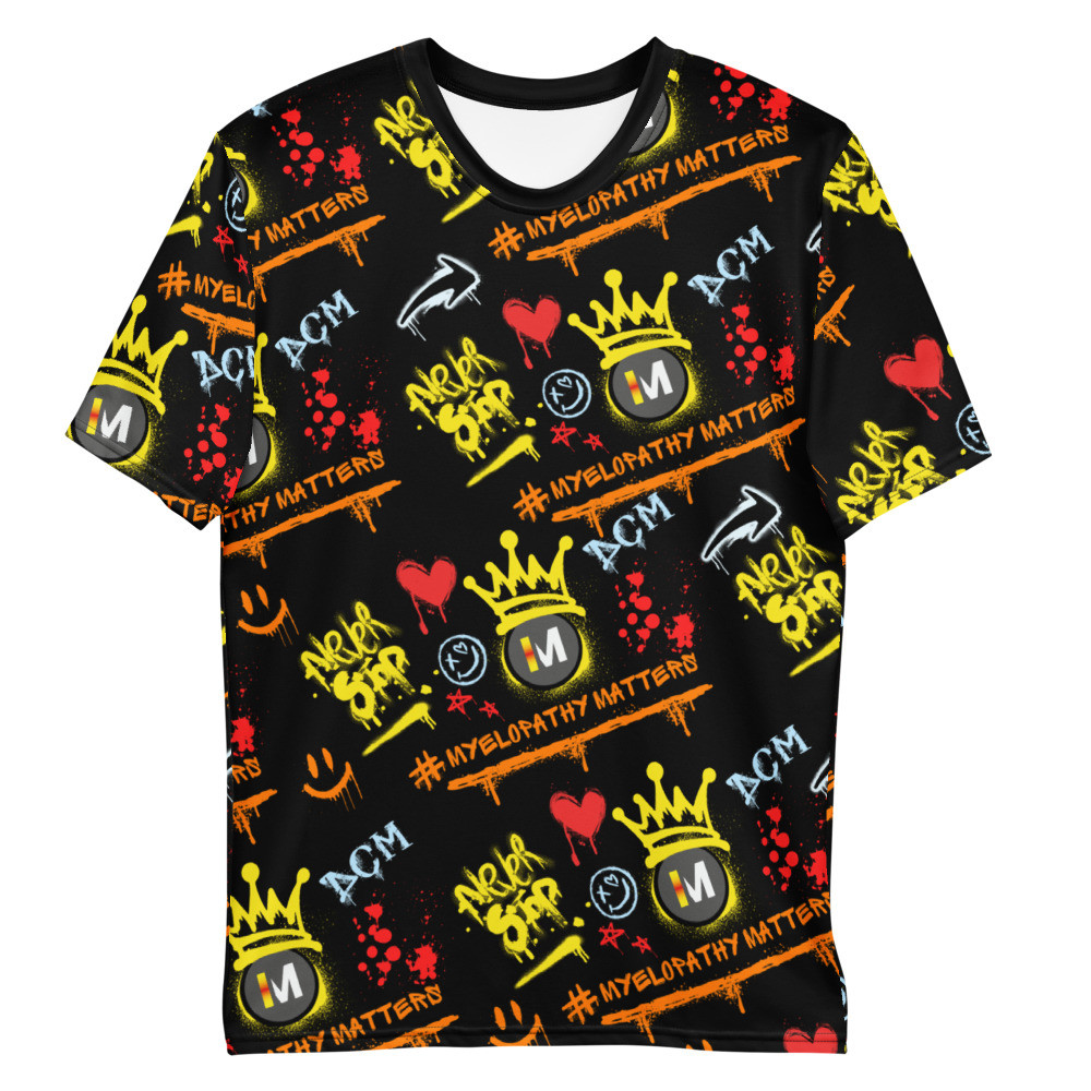 Myelopathy Graffiti All over Print t-shirt