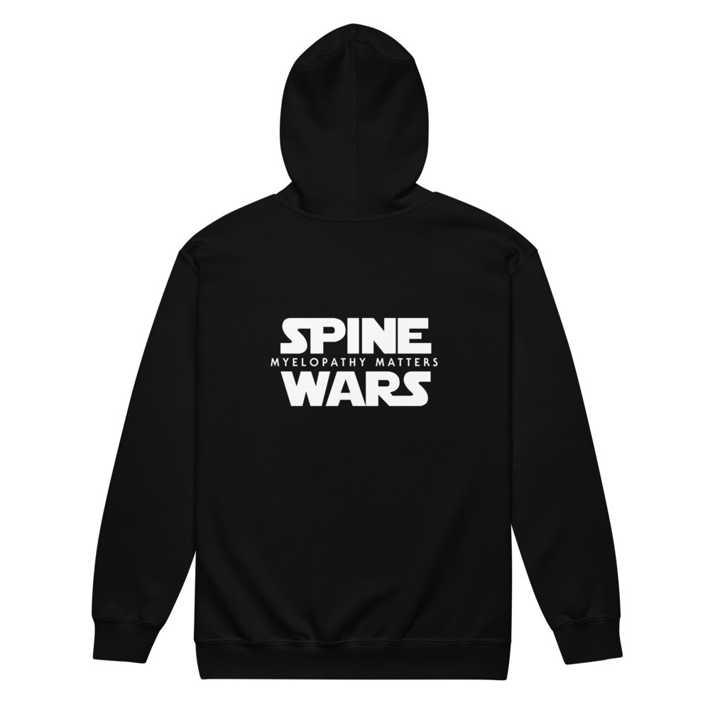 Spine Wars front and Back print Unisex heavy blend zip hoodie