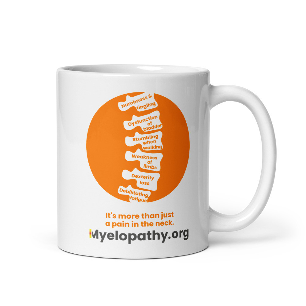 More Than A Pain In The Neck White Glossy Mug