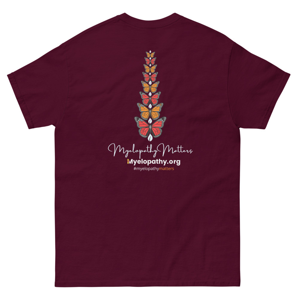 Butterflies Spine Myelopathy Matters Classic Tee