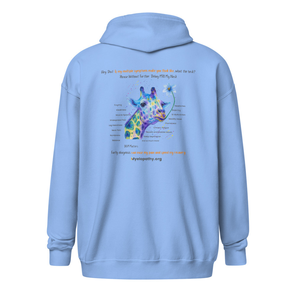 Giraffe DCM Matters Unisex Heavy Blend Zip Hoodie Light