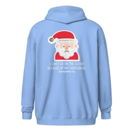 I Can't Go On My Sleigh Unisex Heavy Blend Zip Hoodie