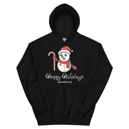 Snowman Happy Holidays Unisex Hoodie