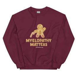 Gingerbread Myelopathy Matters Unisex Crew Neck Sweatshirt