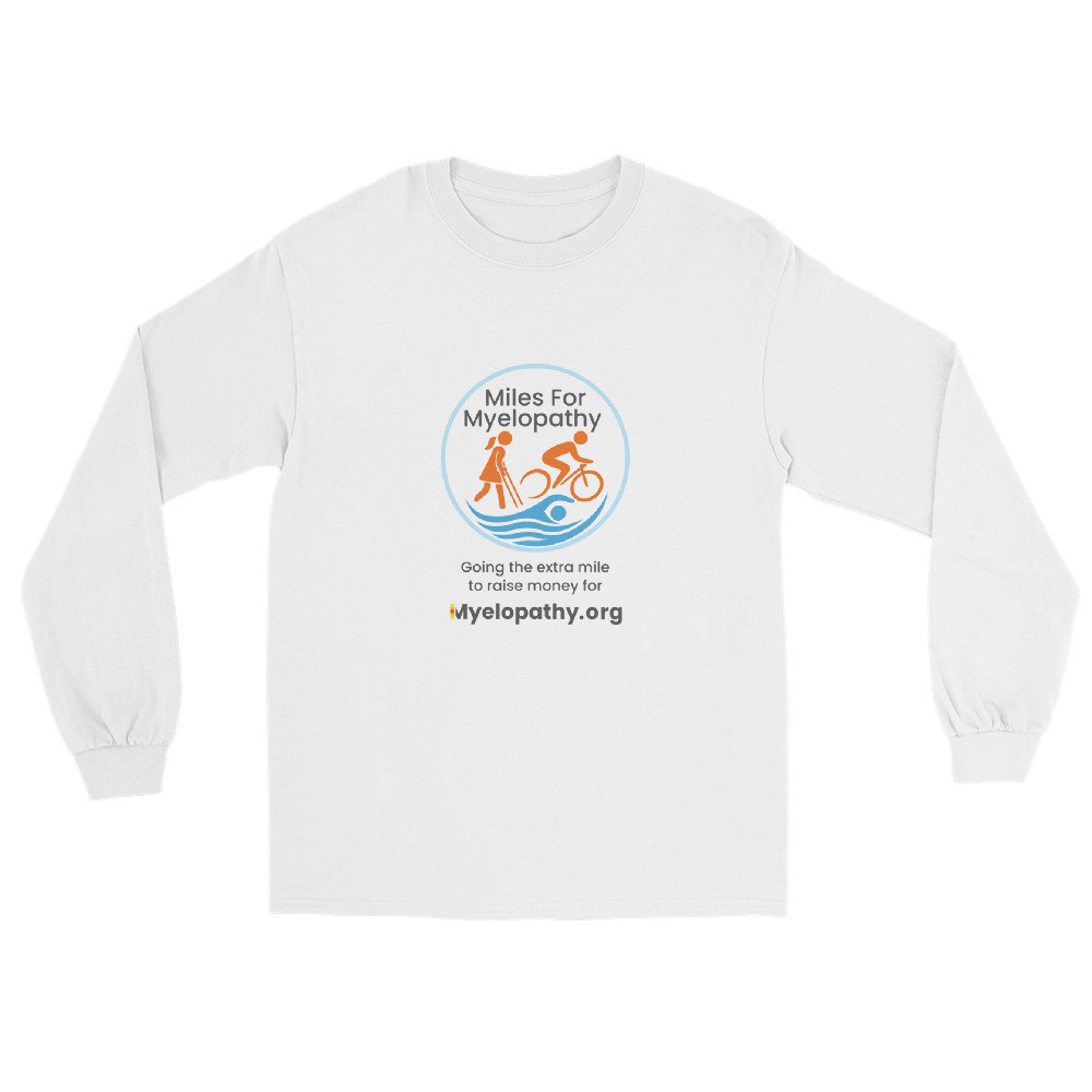 Miles For Myelopathy  Long Sleeve Shirt Light
