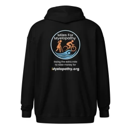 Miles For Myelopathy Unisex Heavy Blend Zip Hoodie