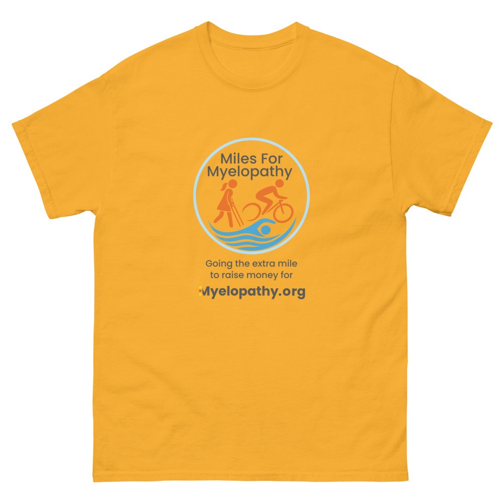 Miles For Myelopathy Unisex Classic Tee Light
