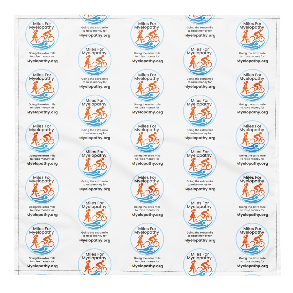 Miles For Myelopathy All-over print bandana