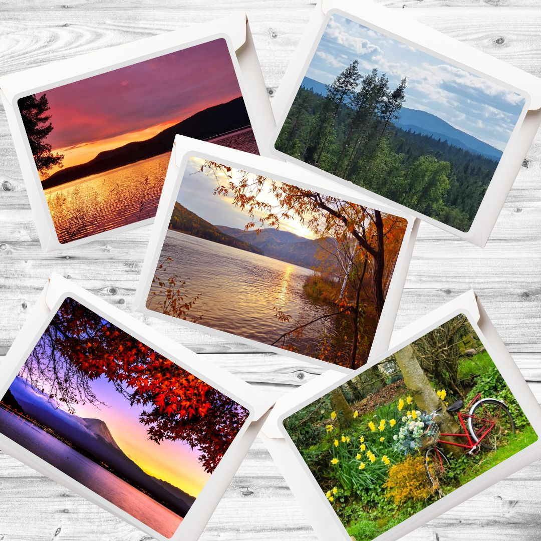 Greetings Card 10 Pack With 5 Designs - Set 1