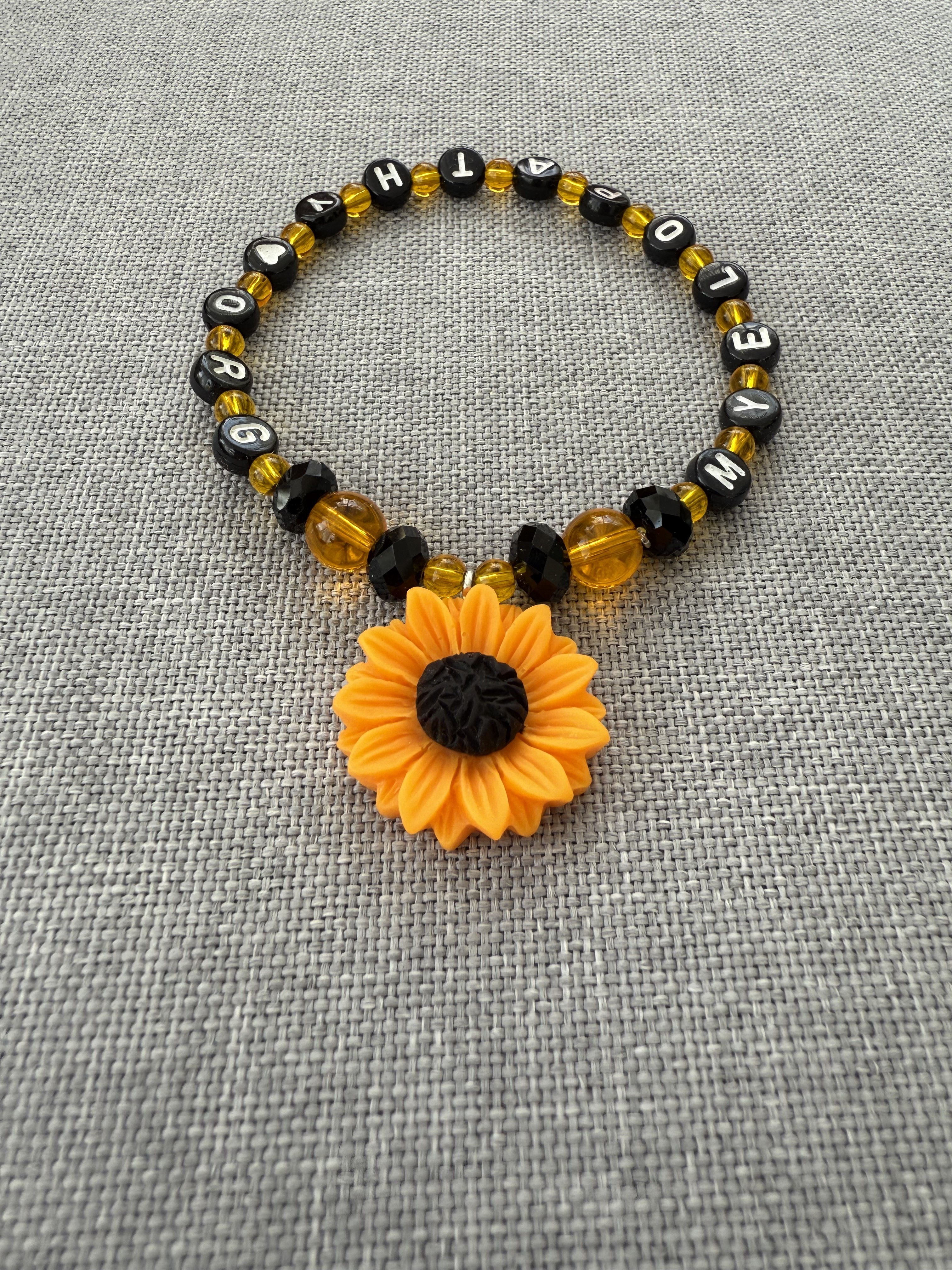 Bracelet - Handmade With Myelopathy.org Beads & Various Charms