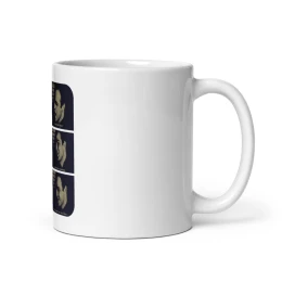 Marlon Balndo On the waterfront - White glossy mug