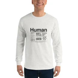 Human 100% organic - Men’s Long Sleeve Shirt