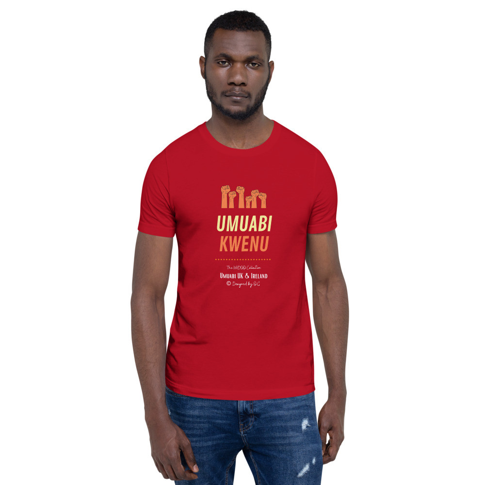 Umuabi Kwenu - Short-Sleeve Unisex Soft Cotton T-Shirt {Multiple Colours}