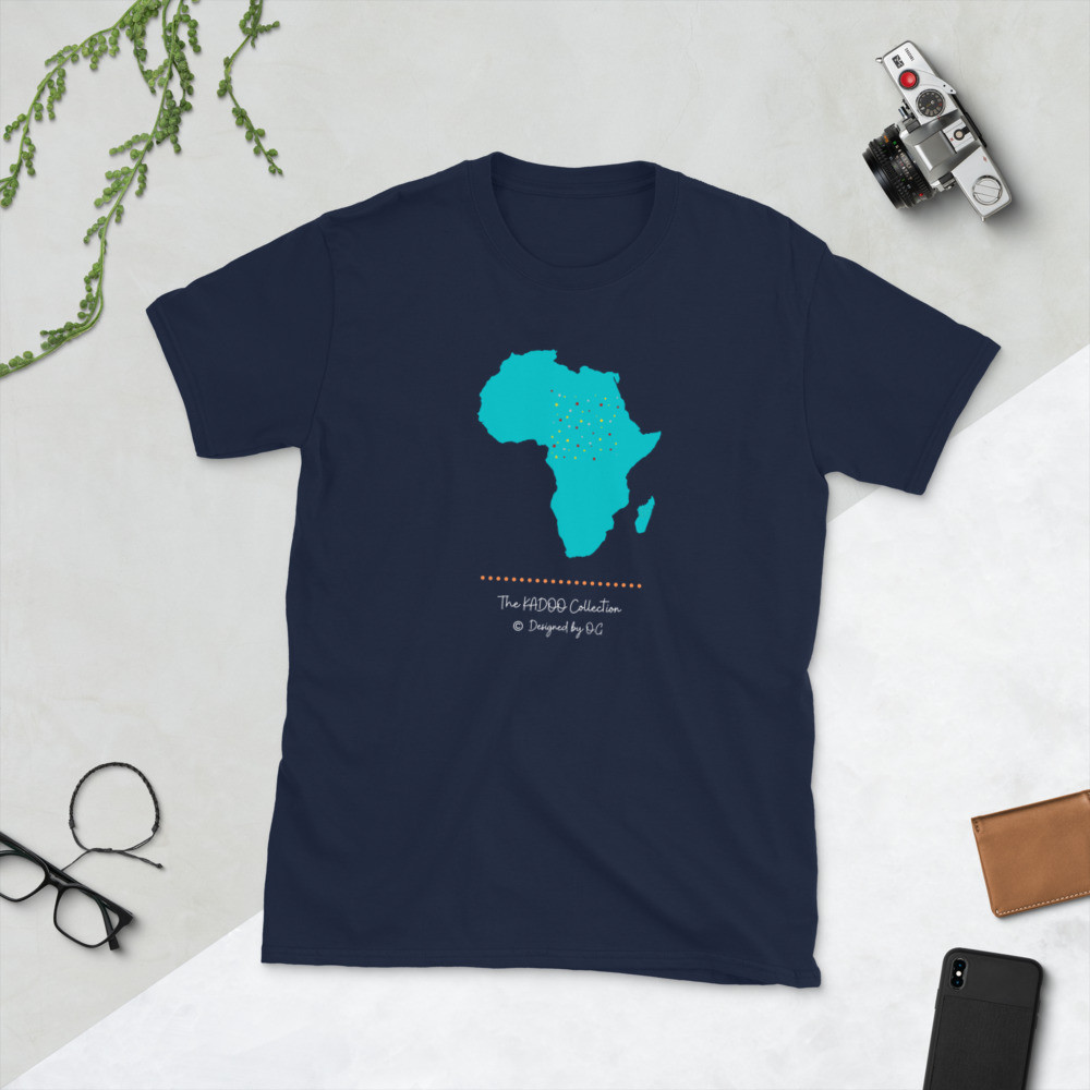 Blue Africa - Budget Short-Sleeve Unisex T-Shirt {Basic Colours}