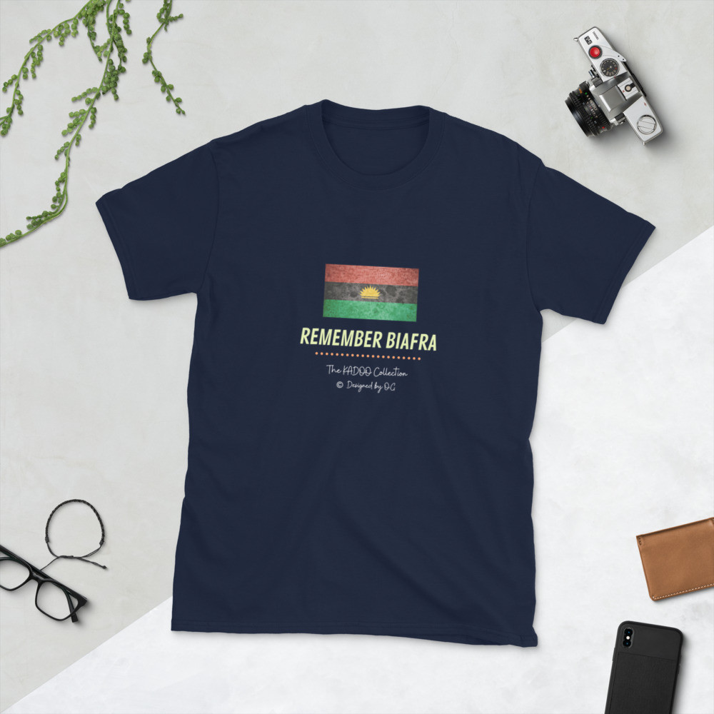 Remember Biafra! Budget Short-Sleeve Unisex T-Shirt {Basic Colours}