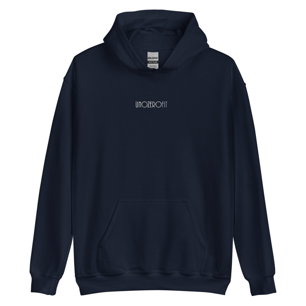 "UNOZERO FIT" Hoodies White/Grey