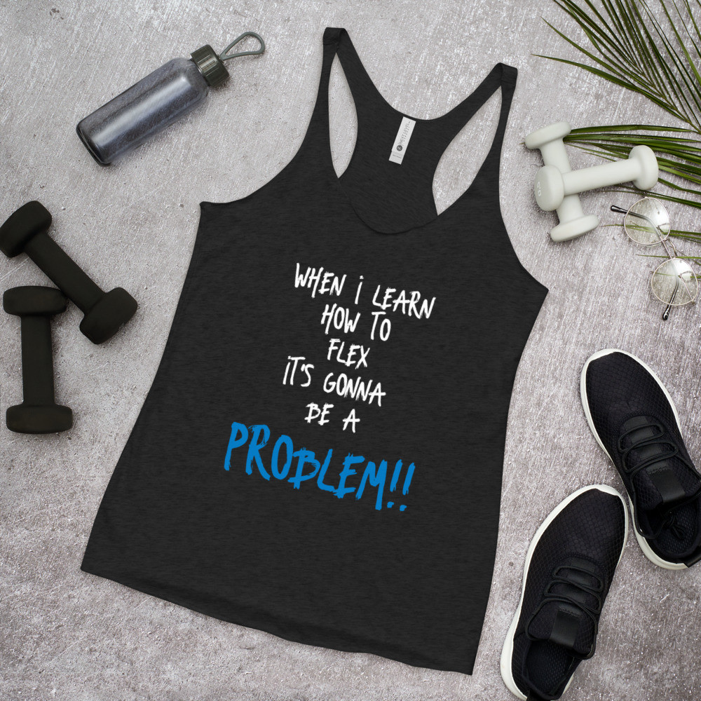 Women's Racerback "How to Flex" Tank