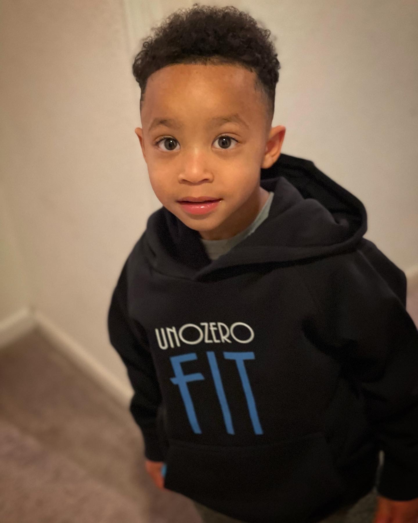 Kids UnoZero Fit  hoodie Blue