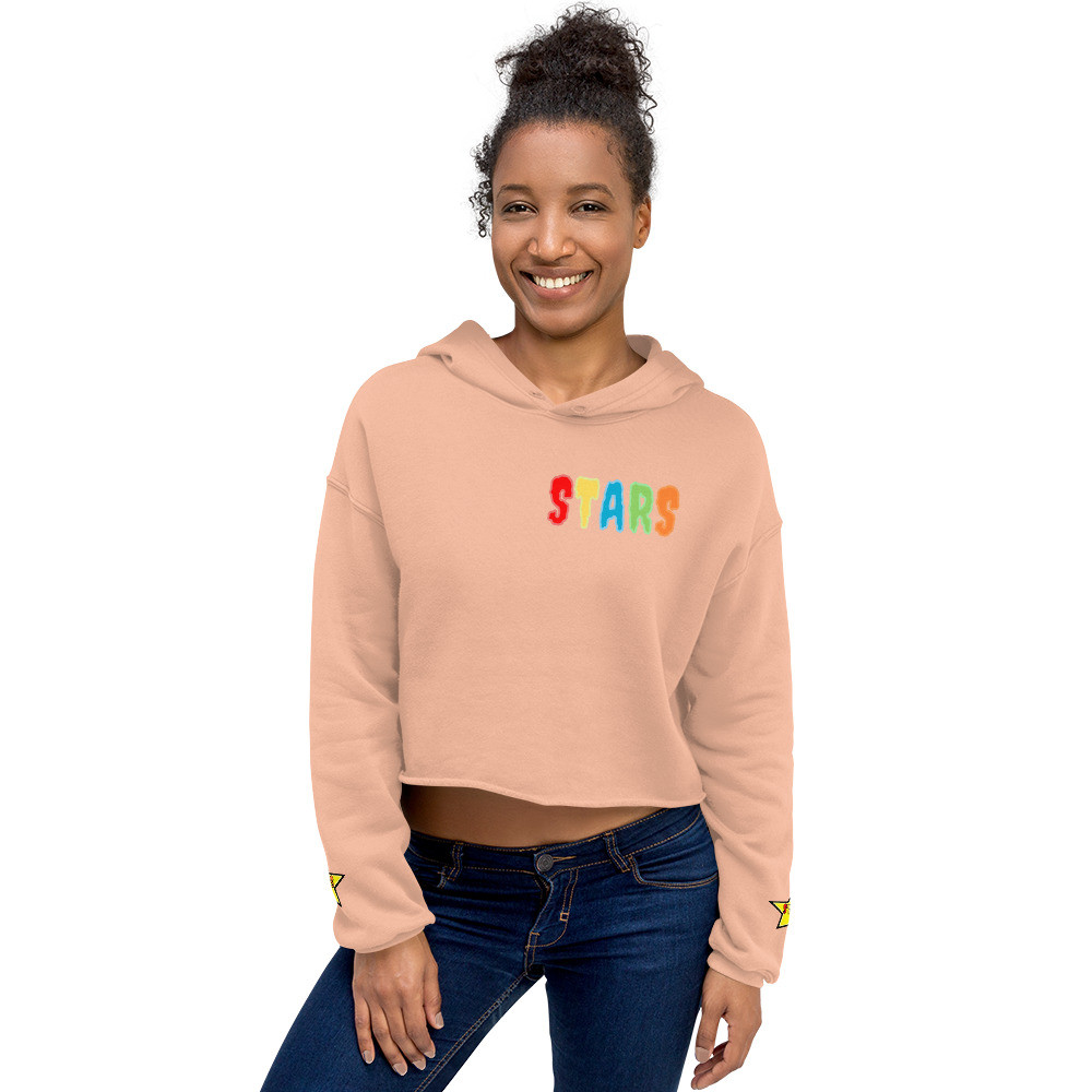 Woman's - STARS Crop Hoodie
