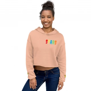 Woman's - STARS Crop Hoodie