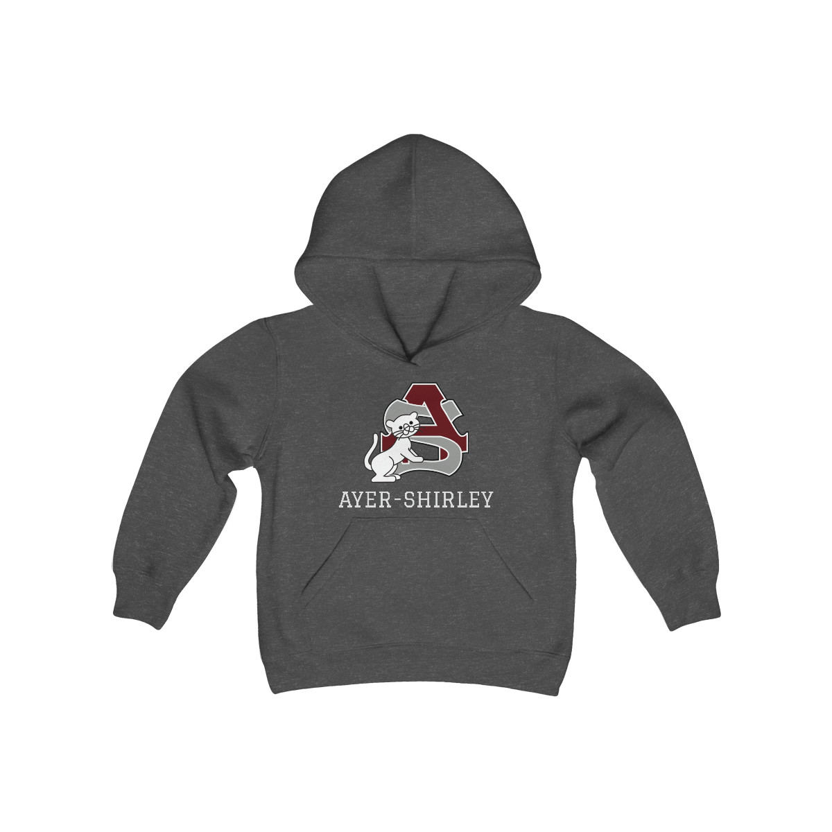 Ayer-Shirley little panther Youth Heavy Blend Hooded Sweatshirt