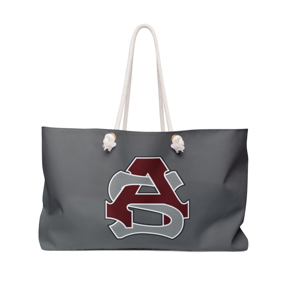 Ayer-Shirley logo Weekender Bag Grey