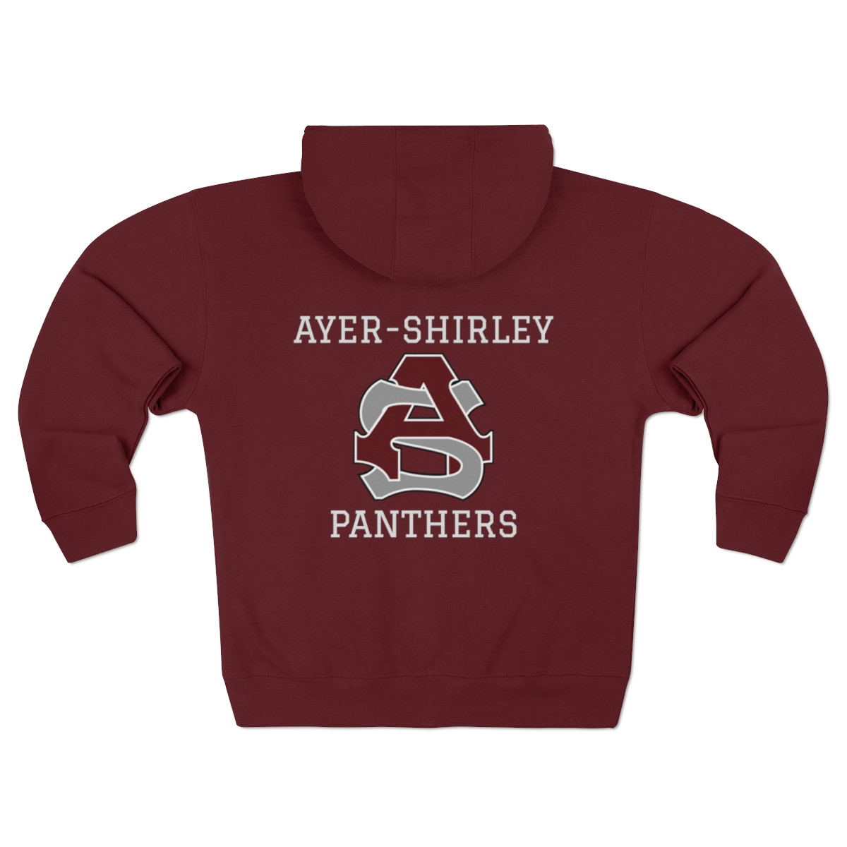 Ayer-Shirley logo Unisex Premium Full Zip Hoodie