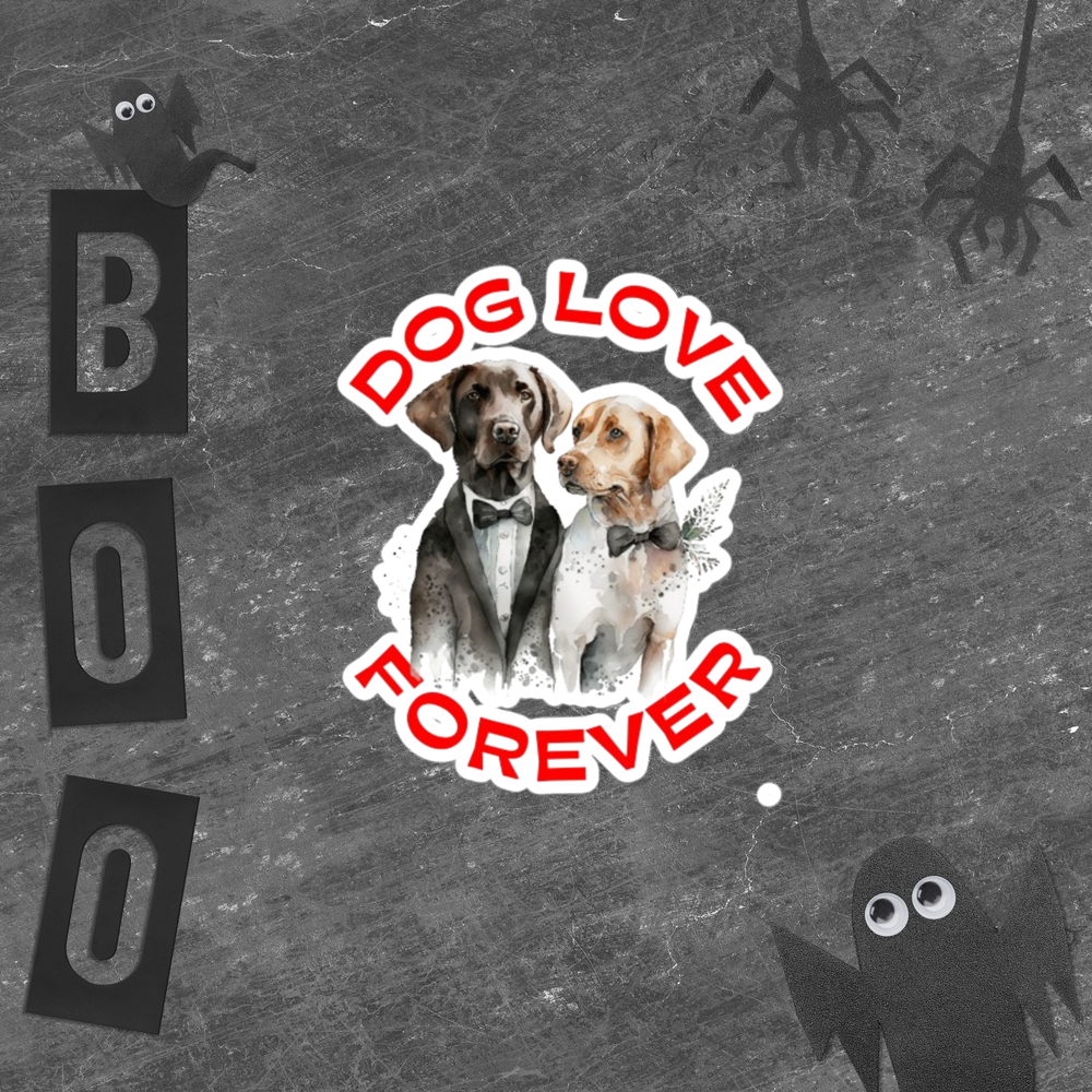 Dog Lovers  Bubble-free stickers