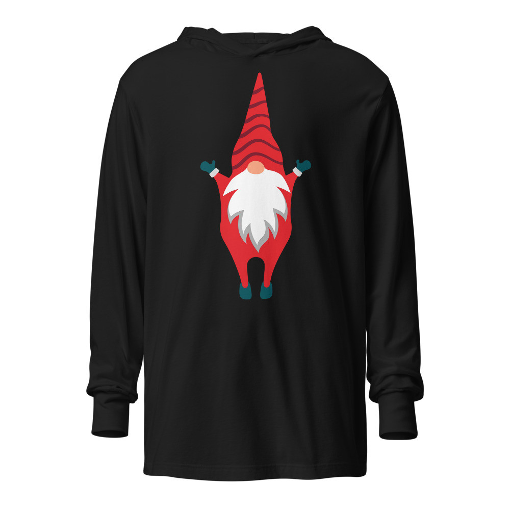 Hooded long-sleeve tee
