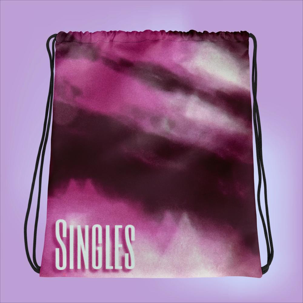 SINGLES Drawstring bag
