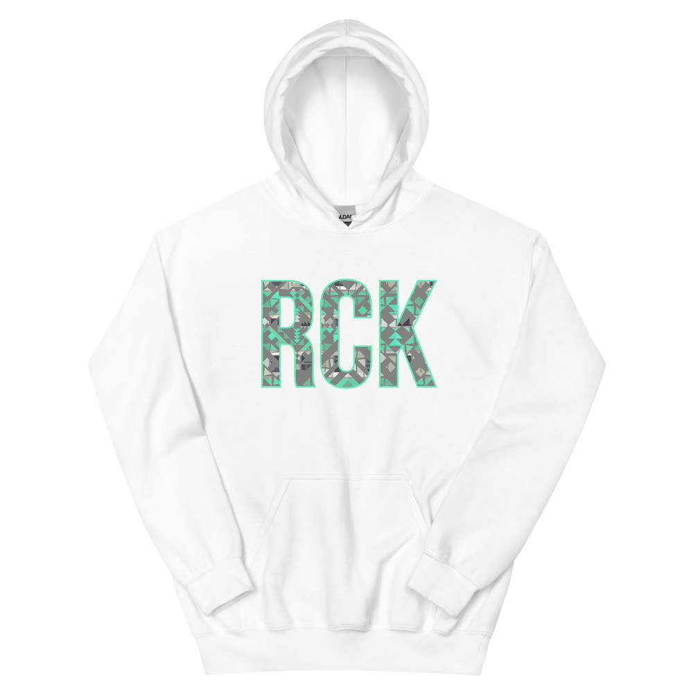 Teal Plain Unisex Hoodie