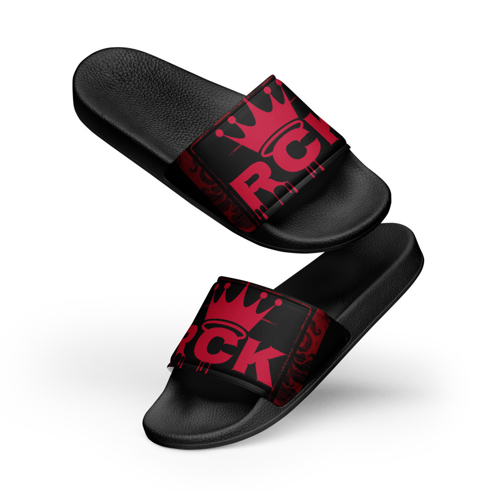 RCK 1's Bloody Crown Black Men’s slides