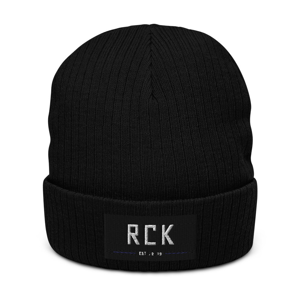 Banner Ribbed knit beanie