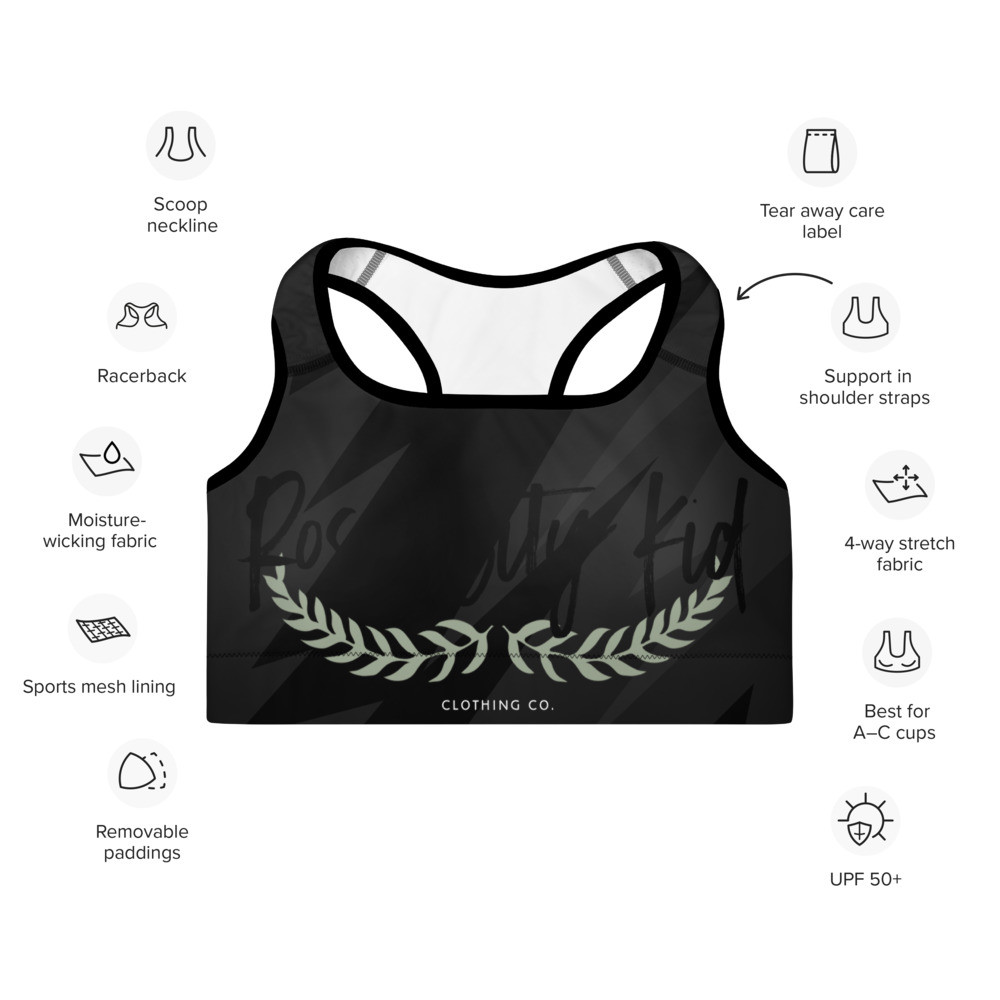 Midnight V2 Padded Sports Bra