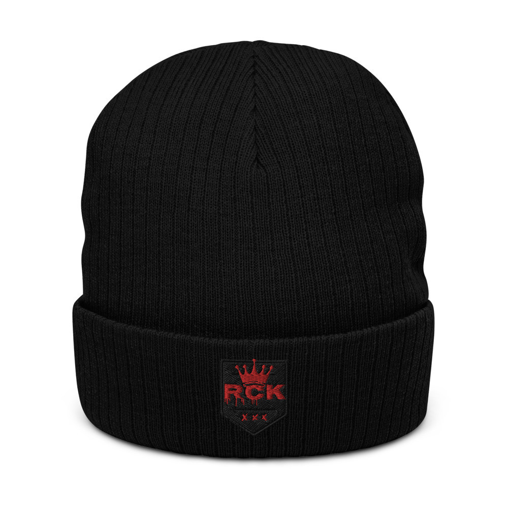 Crown Ribbed knit beanie