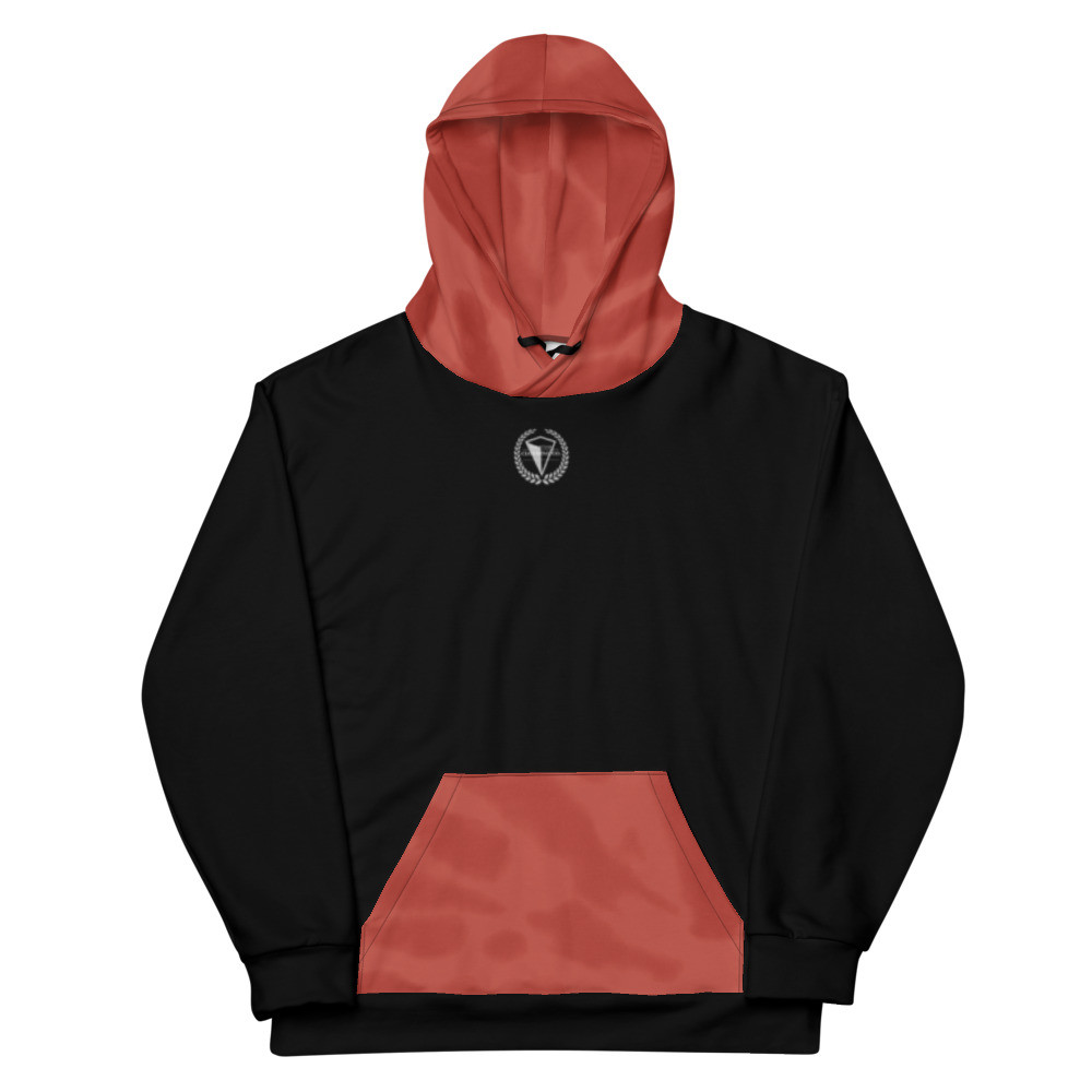 Crimson all over Unisex Hoodie
