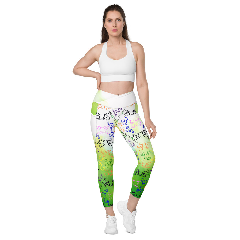 918Zone Clo. MCL W/G Crossover Leggings with Pockets